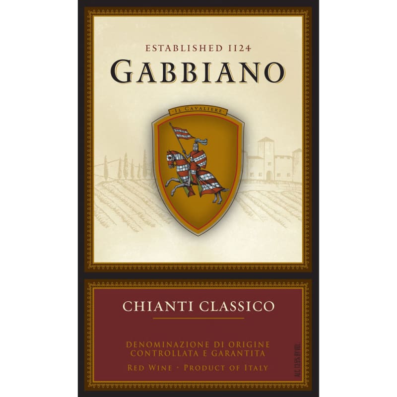 Gabbiano Chianti Classico 2012 Front Label