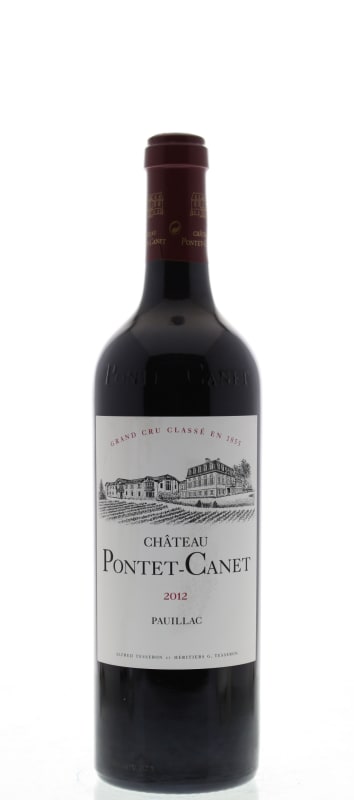 Chateau Pontet-Canet 2012 Front Bottle Shot