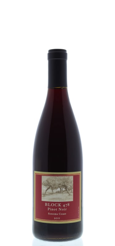 Block 478 Sonoma County Pinot Noir 2011 Front Bottle Shot