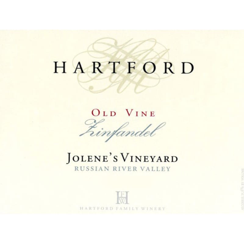 Hartford Jolene's Vineyard Zinfandel 2011 Front Label