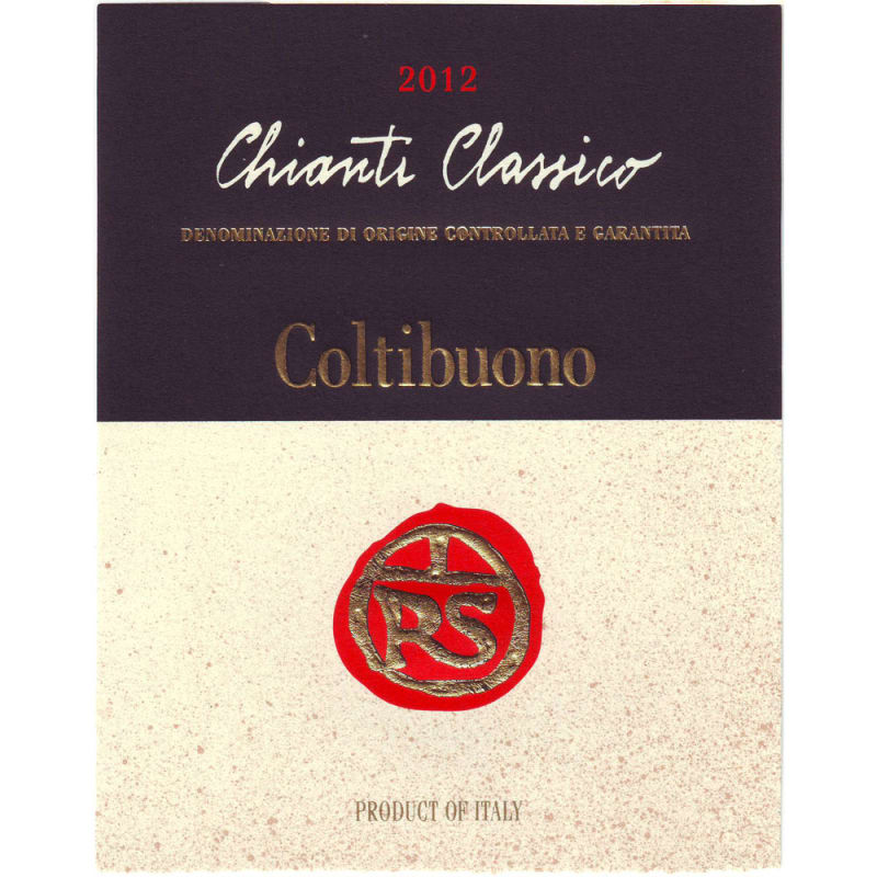 Badia a Coltibuono Chianti Classico RS (375ML half-bottle) 2012 Front Label