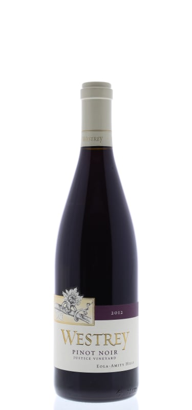 Westrey Justice Vineyard Pinot Noir 2012 Front Bottle Shot