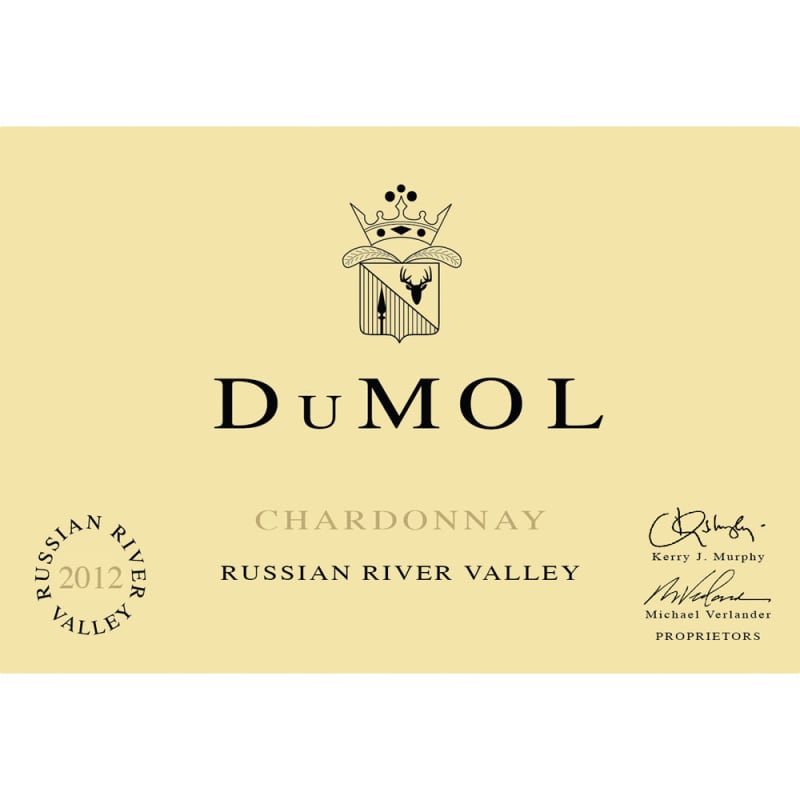 DuMOL Russian River Valley Chardonnay (375ML half-bottle) 2012 Front Label
