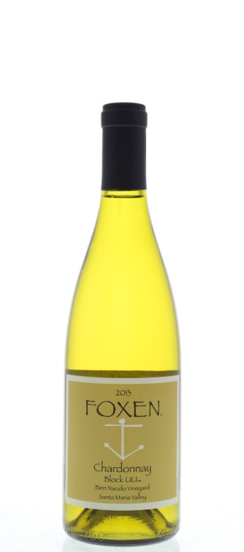 Foxen Block UU Bien Nacido Vineyard Chardonnay 2013 Front Bottle Shot