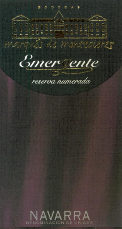 Mas d'en Gil Bodega Marques de Montecierzo Emergente Reserva 2005 Front Label