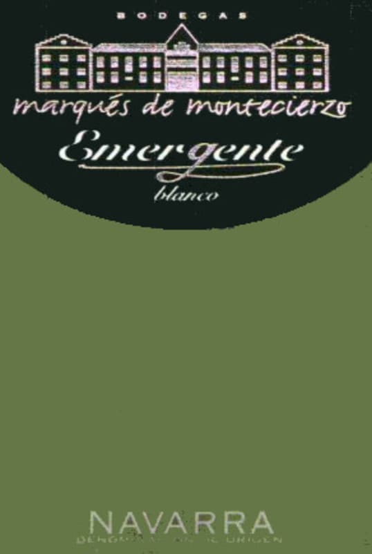 Mas d'en Gil Bodega Marques de Montecierzo Emergente Blanco 2012 Front Label