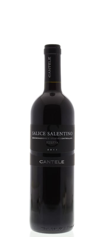 Cantele Salice Salentino Riserva 2011 Front Bottle Shot