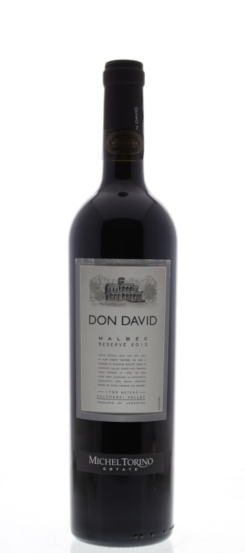 El Esteco Don David Malbec Reserve 2013 Front Bottle Shot