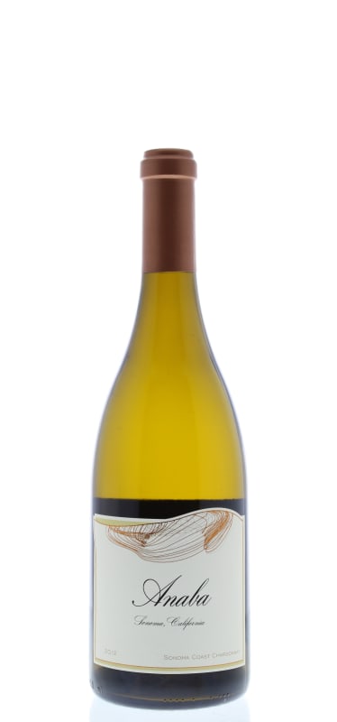 Anaba Sonoma Coast Chardonnay 2012 Front Bottle Shot