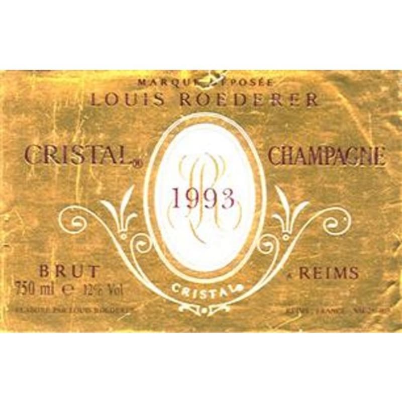 Louis Roederer Cristal Brut 1993 Front Label