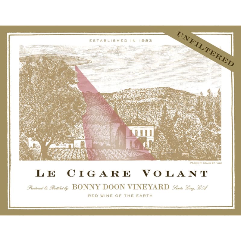 Bonny Doon Le Cigare Volant 2010 Front Label
