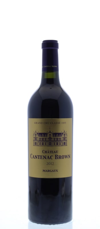 Chateau Cantenac Brown 2012 Front Bottle Shot