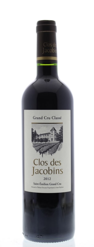 Chateau Clos des Jacobins 2012 Front Bottle Shot