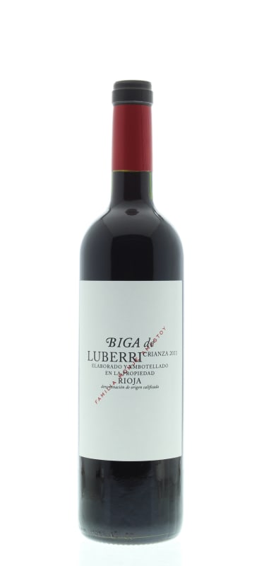 Luberri Biga Rioja Crianza 2011 Front Bottle Shot