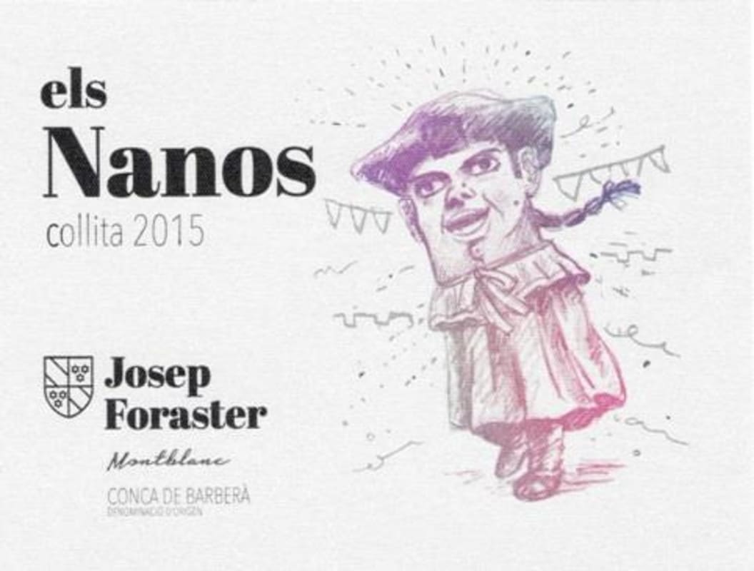 Mas Foraster Josep Foraster Els Nanos Collita 2015 Front Label