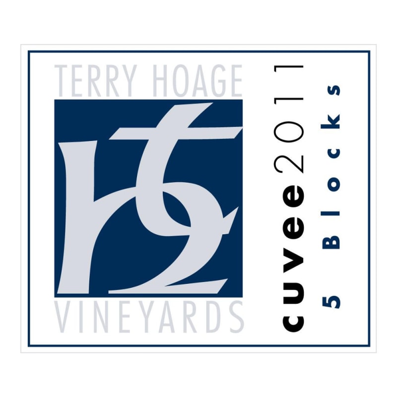 Terry Hoage 5 Blocks Cuvee 2011 Front Label