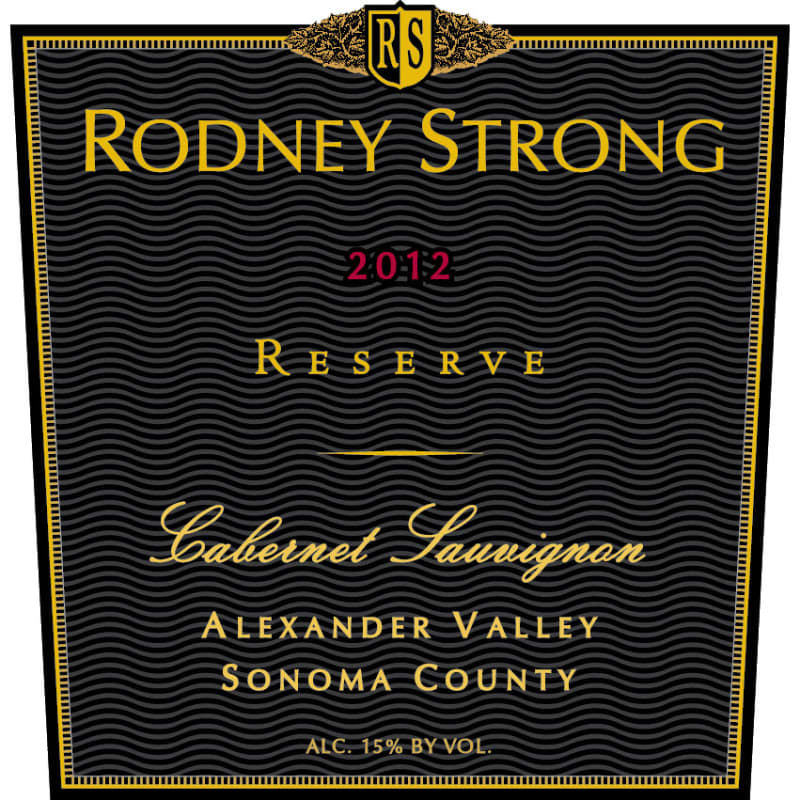 Rodney Strong Reserve Cabernet Sauvignon 2013 Front Label