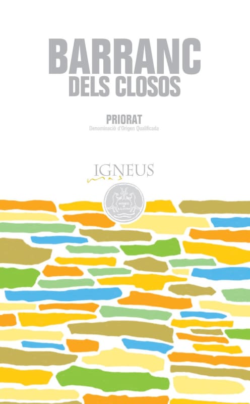 Mas Igneus Barranc dels Comellars Blanco 2014 Front Label