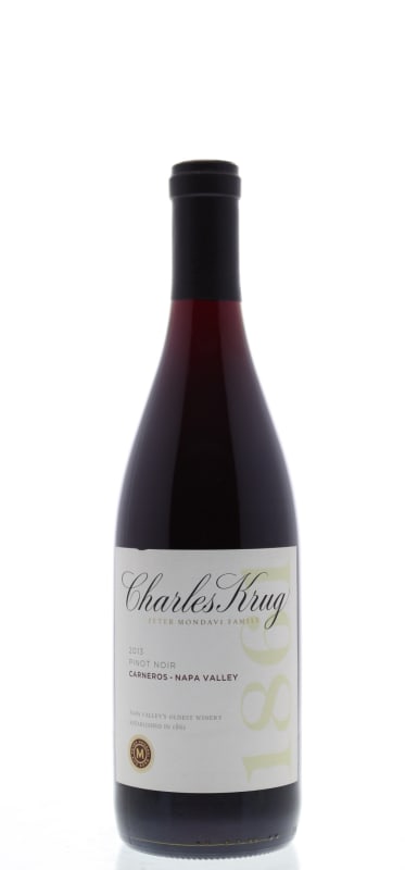 Charles Krug Carneros Pinot Noir 2013 Front Bottle Shot