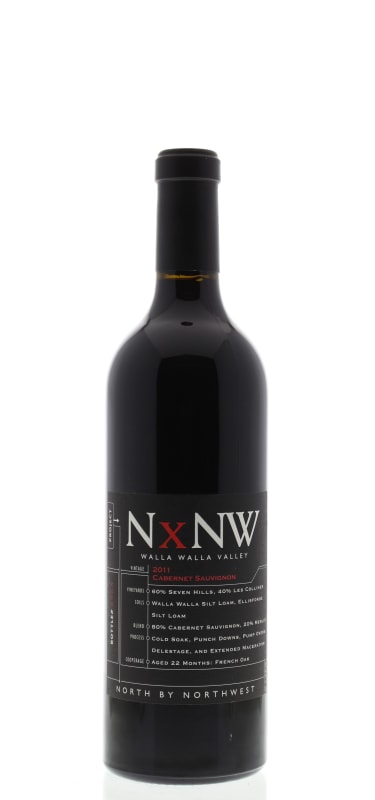 North by Northwest NxNW Walla Walla Cabernet Sauvignon 2011 Front Bottle Shot