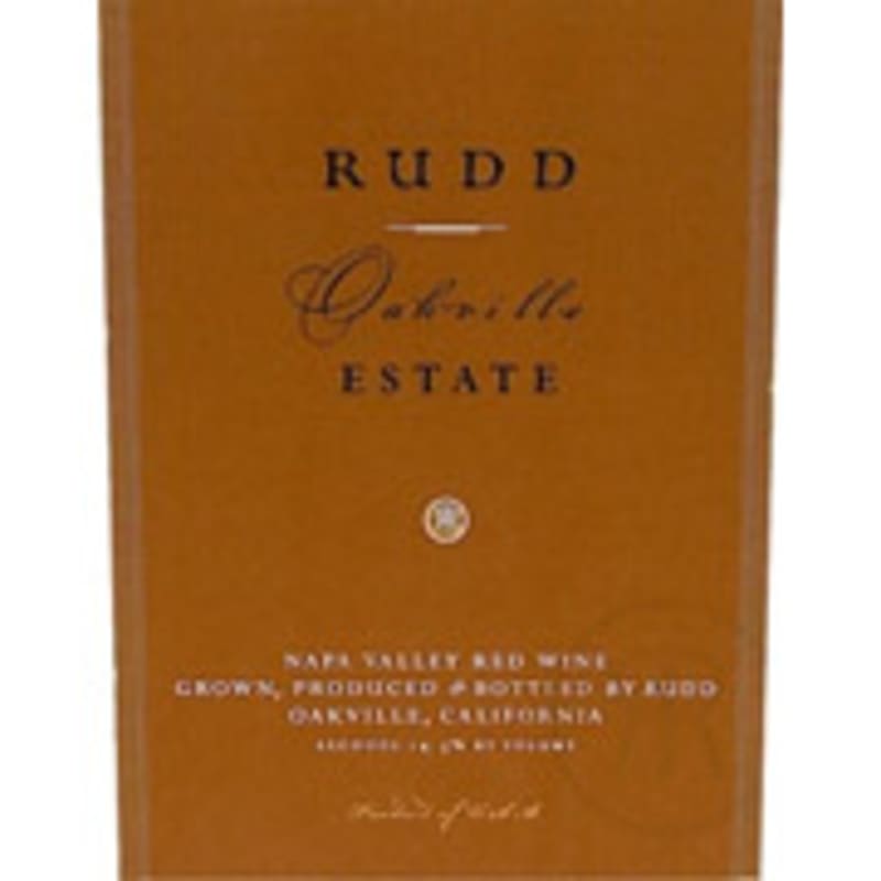 Rudd Oakville Estate Proprietary Red 2010 Front Label