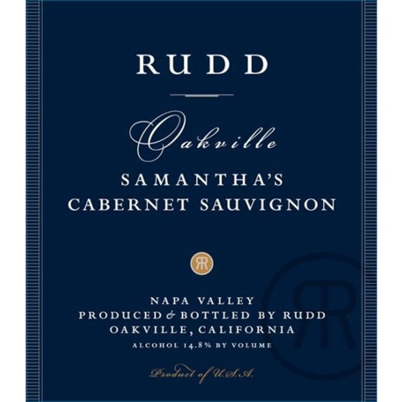 Rudd Samantha's Cabernet Sauvignon 2010 Front Label