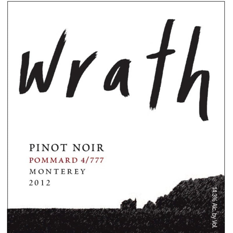 Wrath Pommard 4/777 Pinot Noir 2012 Front Label