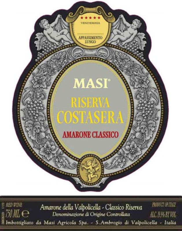 Masi Costasera Amarone Classico Riserva 2010 Front Label