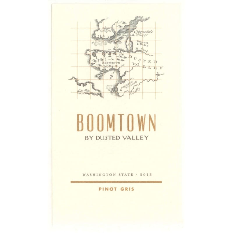 Boomtown by Dusted Valley Pinot Gris 2013 Front Label