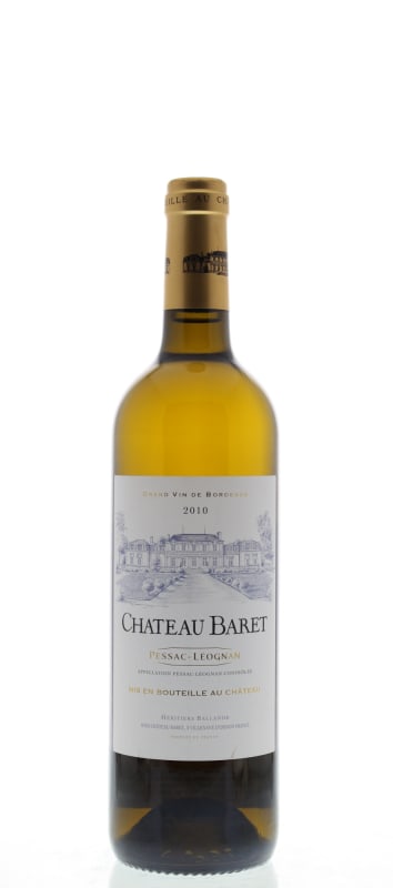 Chateau Baret Blanc 2010 Front Bottle Shot