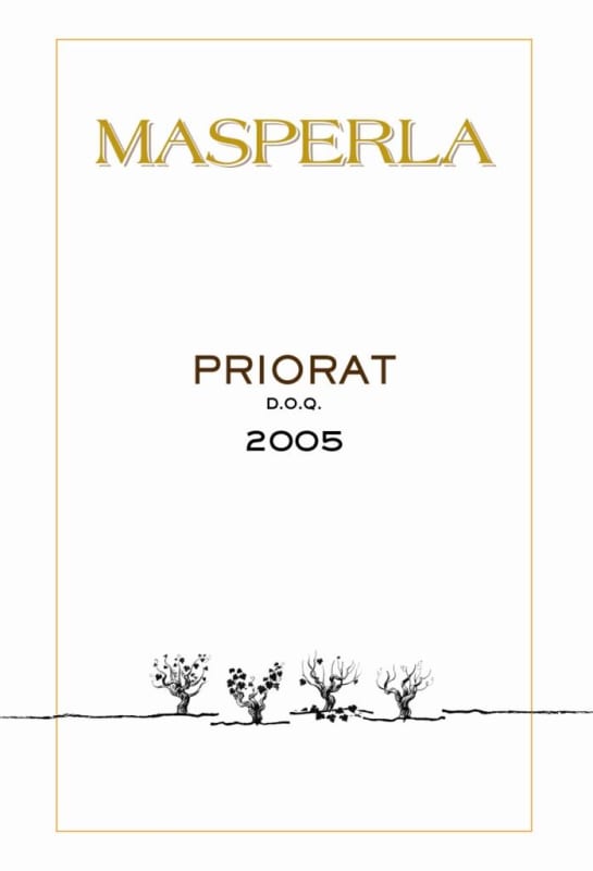 Vinyes Altair Masperla Priorat 2005 Front Label