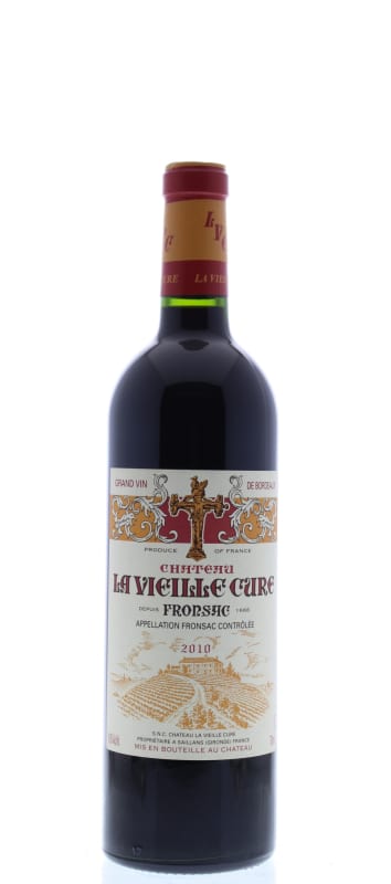 Chateau La Vieille Cure 2010 Front Bottle Shot