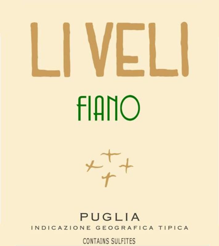 Li Veli Puglia Fiano 2015 Front Label