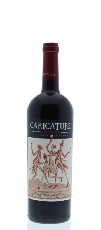 Caricature Red Blend 2012 Front Bottle Shot