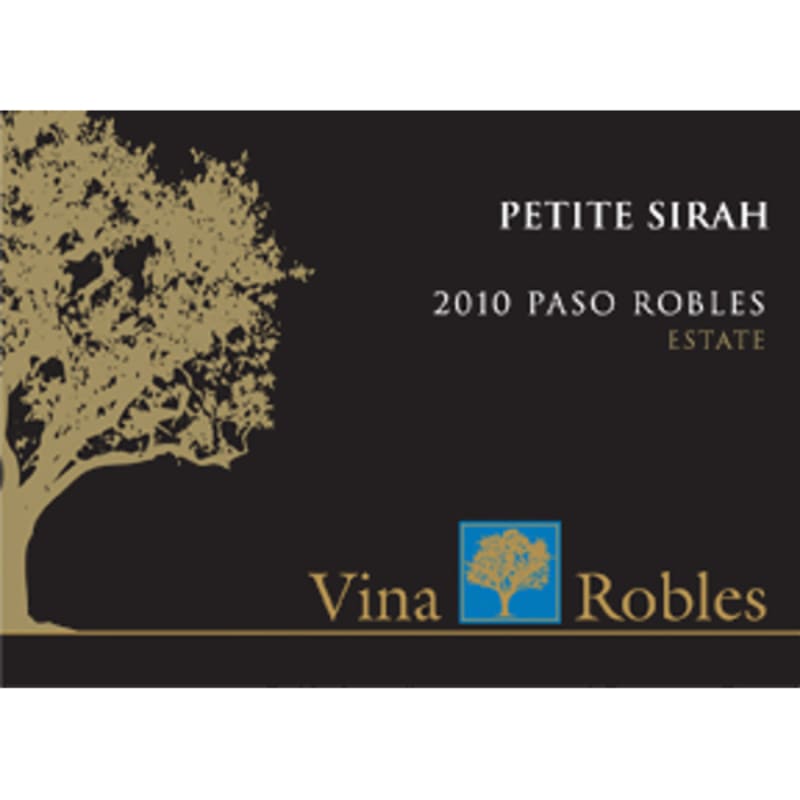 Vina Robles Petite Sirah 2010 Front Label