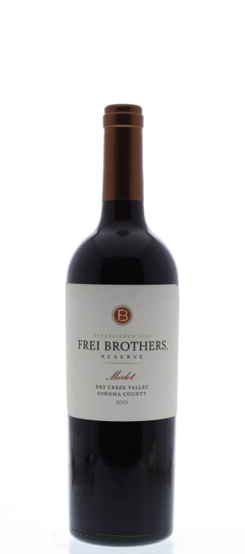 Frei Brothers Reserve Merlot 2013 Front Bottle Shot