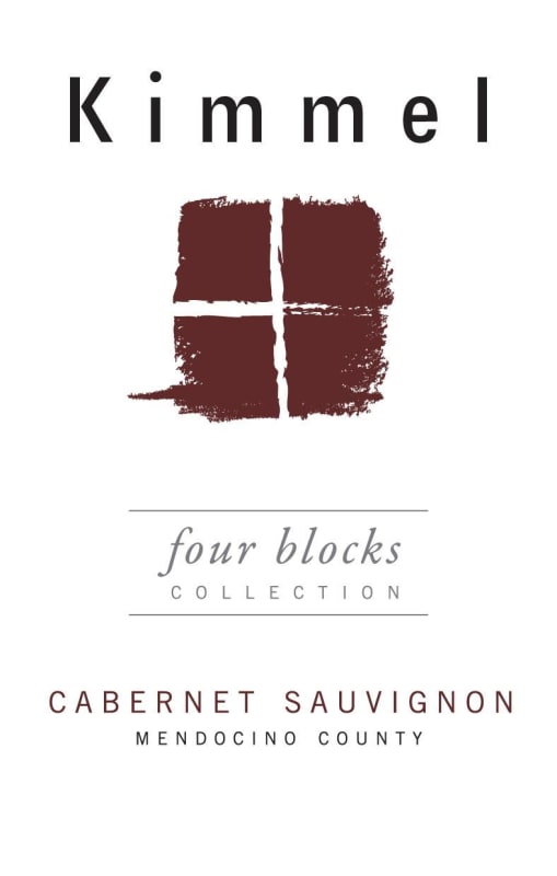 Kimmel Vineyards Four Blocks Collection Cabernet Sauvignon 2014 Front Label