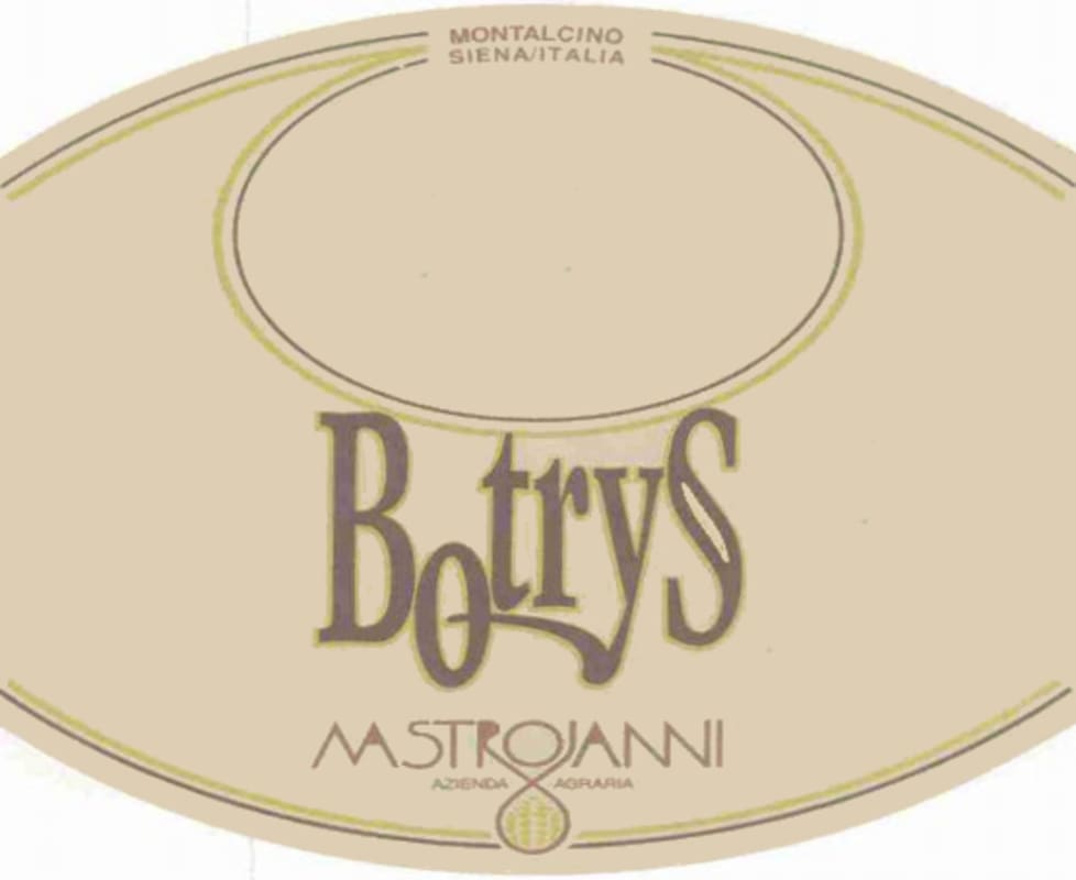 Mastrojanni Botrys Toscana 2007 Front Label