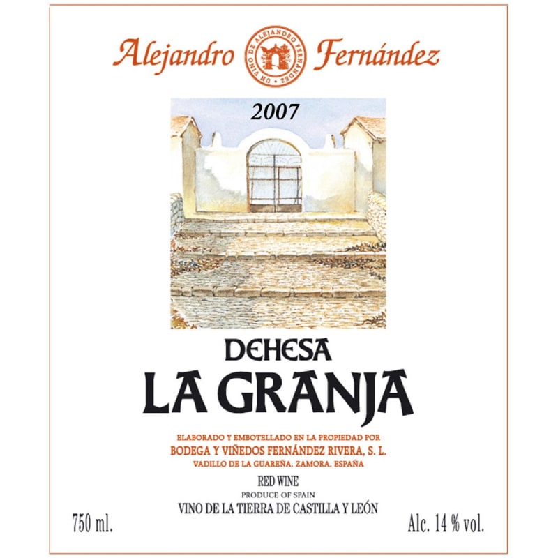 Bodegas Fernandez Rivera Dehesa La Granja 2007 Front Label