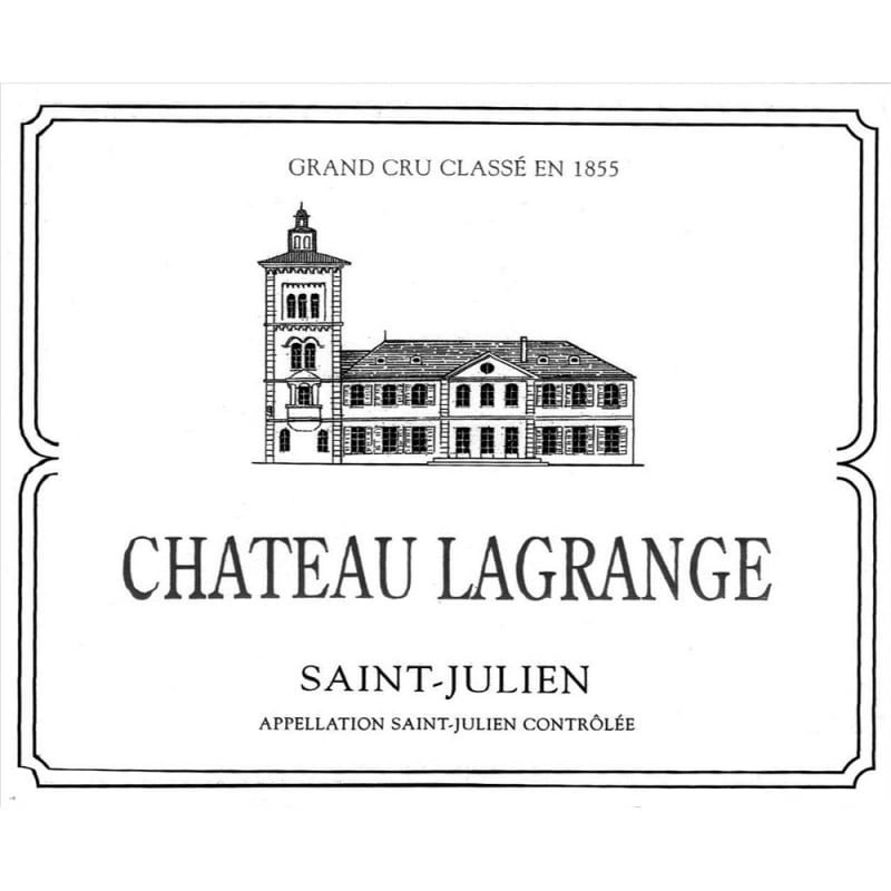 Chateau Lagrange 1990 Front Label