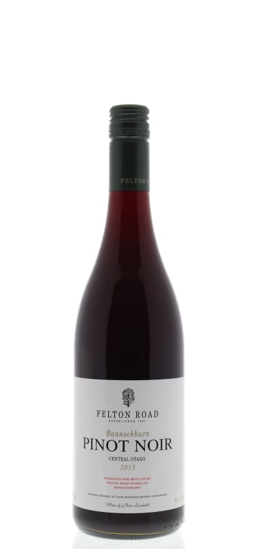 Felton Road Bannockburn Pinot Noir 2013 Front Bottle Shot