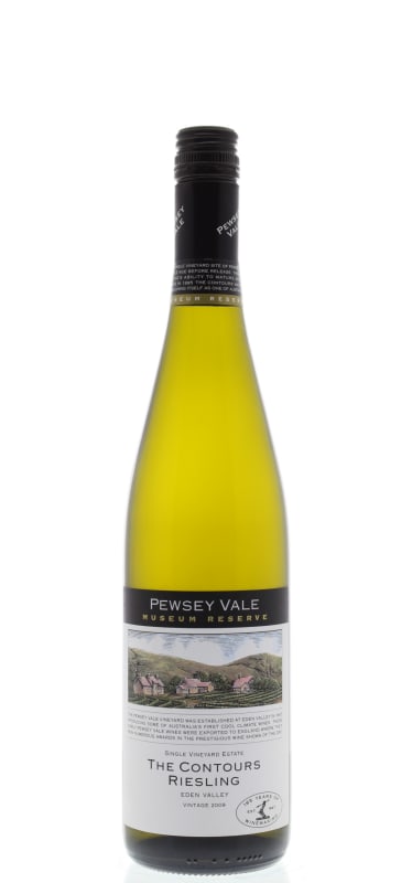 Pewsey Vale Museum Reserve The Contours Riesling 2009 Front Bottle Shot