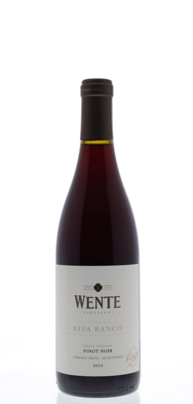 Wente Riva Ranch Pinot Noir 2012 Front Bottle Shot