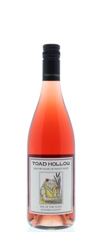 Toad Hollow Eye of the Toad Dry Rose of Pinot Noir 2014 Front Bottle Shot