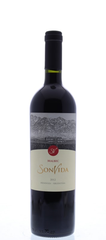 SonVida Malbec 2012 Front Bottle Shot