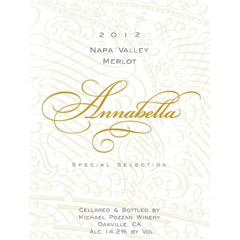 Annabella Merlot 2012 Front Label