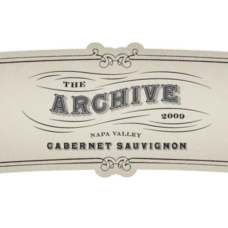 Relic Wine Cellars The Archive 2009 Front Label