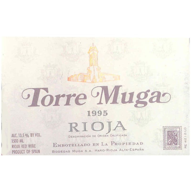 Bodegas Muga Torre Muga 1996 Front Label