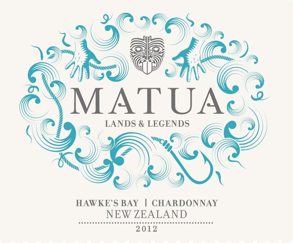 Matua Lands & Legends Chardonnay 2012 Front Label
