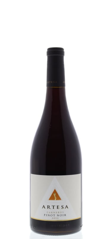 Artesa Carneros Pinot Noir 2012 Front Bottle Shot